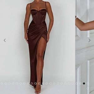 Brown Formal Dress